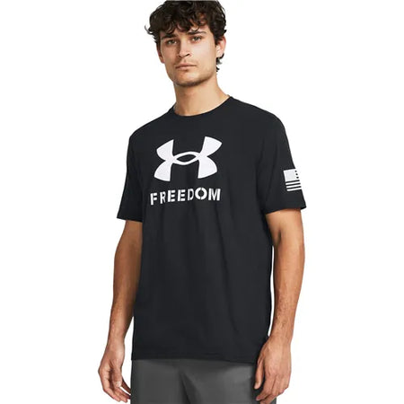 Black - Men's UA Freedom Logo T-Shirt