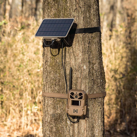 Moultrie Edge 3 Cellular Trail Camera Plus 3.4W Solar Panel - Lifesyle