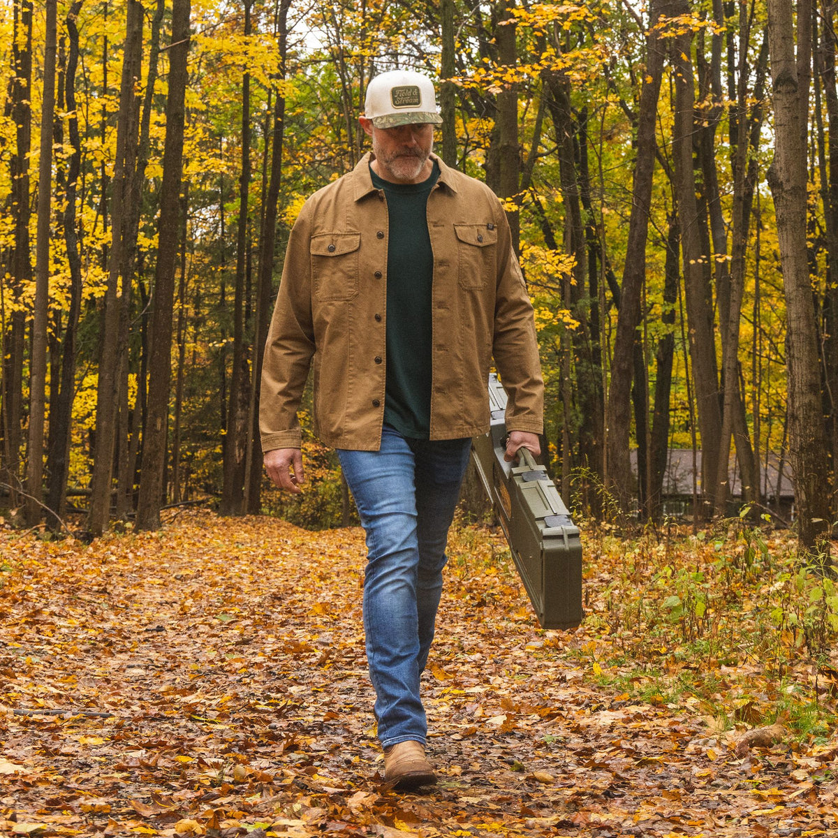 Khaki - Men's Wicklow Rugged Shirt Jacket - Lifestyle2