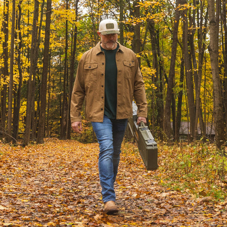 Khaki - Men's Wicklow Rugged Shirt Jacket - Lifestyle2