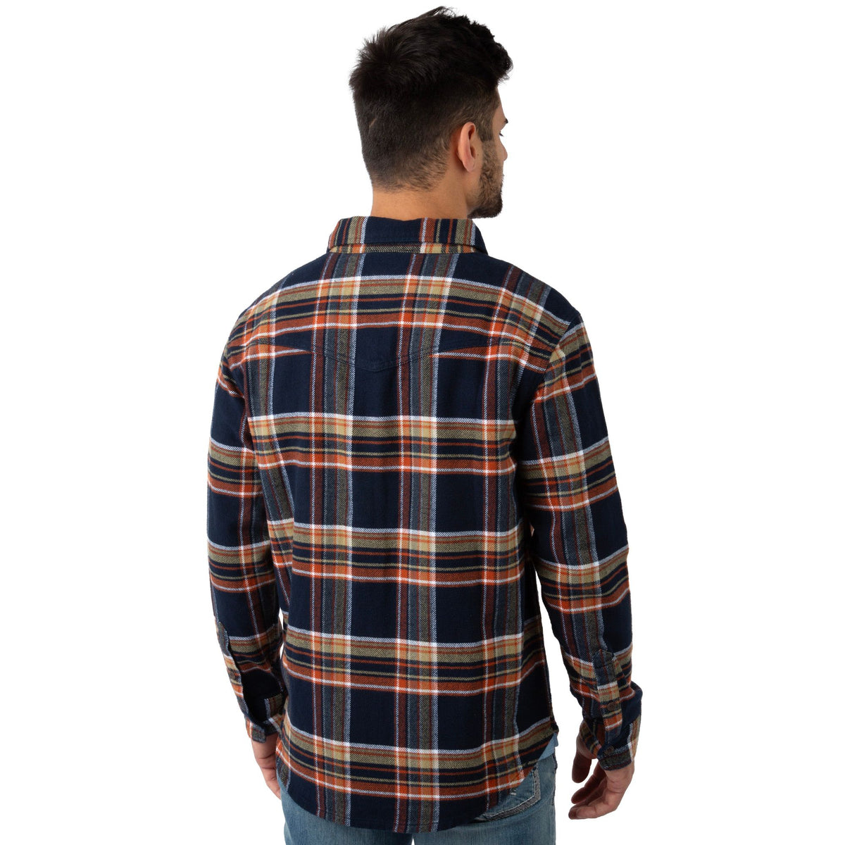 Copperhead Plaid - Men's Opening Day Flannel Shirt- Back