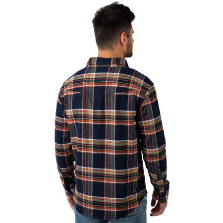 Copperhead Plaid - Men's Opening Day Flannel Shirt- Back