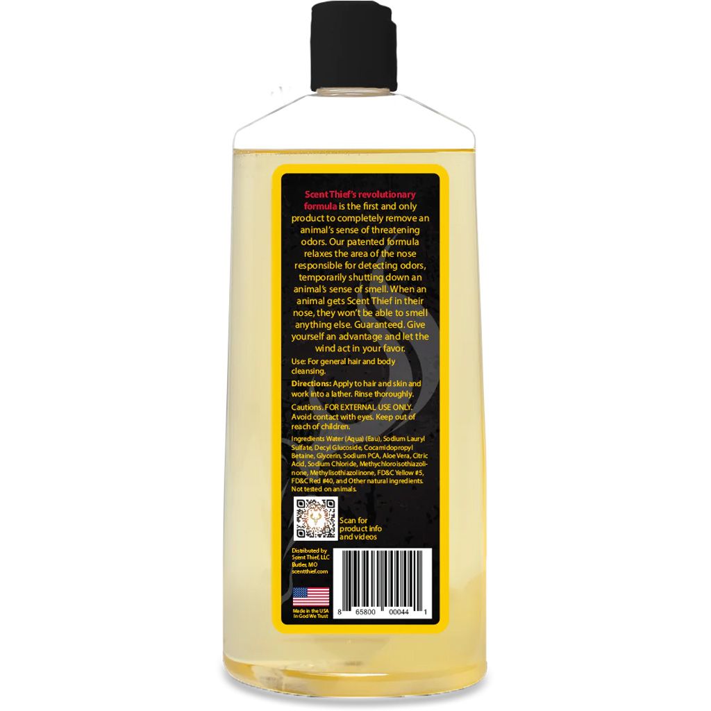 Scent Thief Body Wash & Shampoo - 16 oz. - Back
