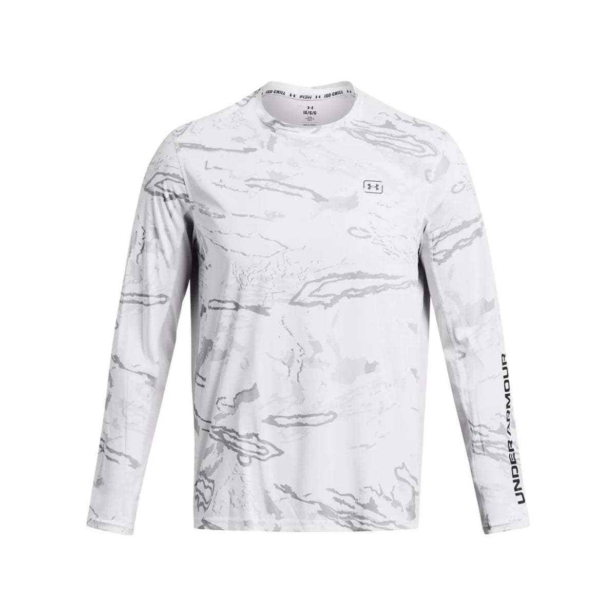 Halo Gray Camo - UA Iso-Chill Fish Pro Camo T-Shirt