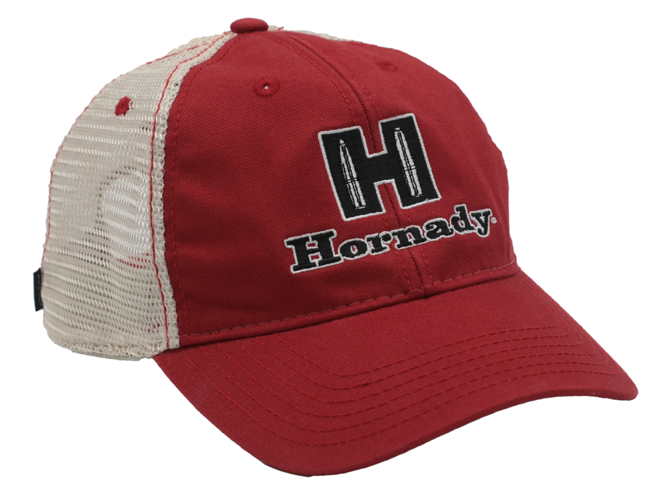 Hornady Red/White Mesh Cap
