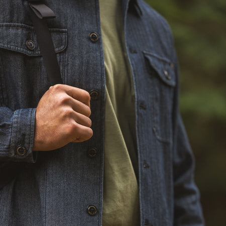 Denim - Men's Epoch Lightweight Twill Shirt Jacket - Lifestyle3