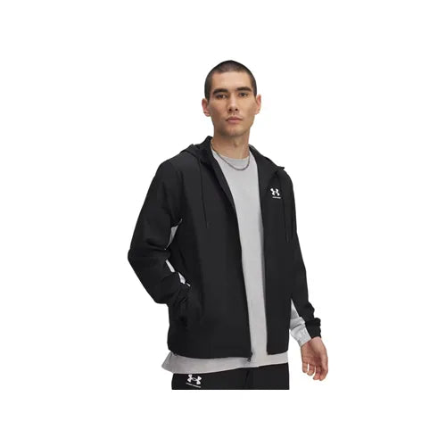 Black - UA Rival Woven Windbreaker