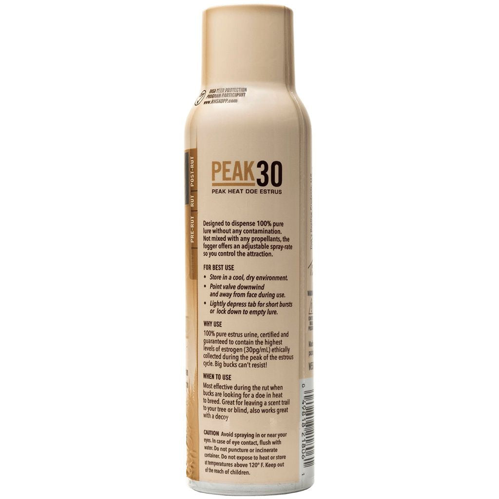 Tinks PEAK30 Premium Doe Estrus Fogger - 5 oz. - Back