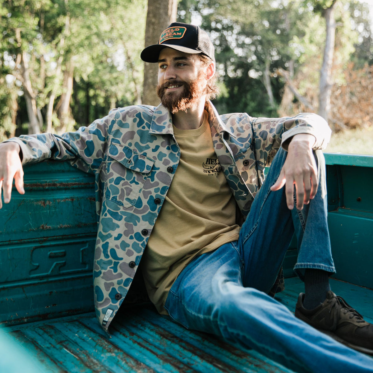 Camo- Men's Epoch Lightweight Twill Shirt Jacket - Lifestyle1