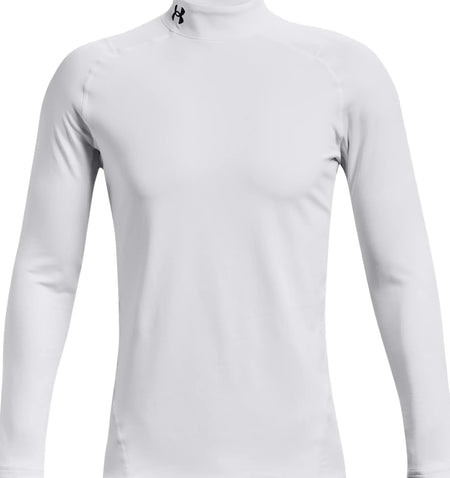 White - ColdGear Fitted Mock