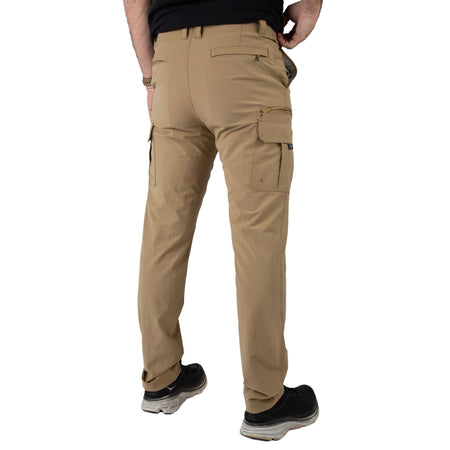 Khaki - Men's Downstream Cargo Pants - Back