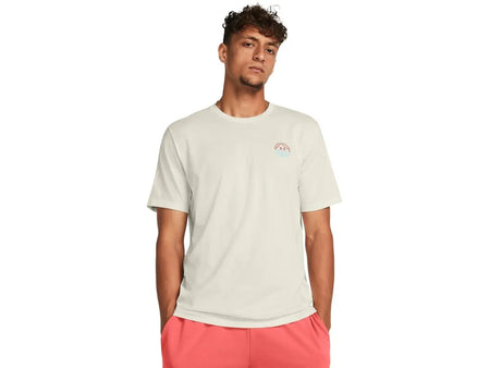 White - Men's UA Outdoor Cube Short Sleeve T-Shirt