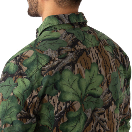Mossy Oak - Men's Cattail Chamois Shirt - Shoulder