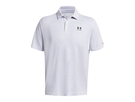 White - UA Playoff 3.0 Freedom Printed Polo