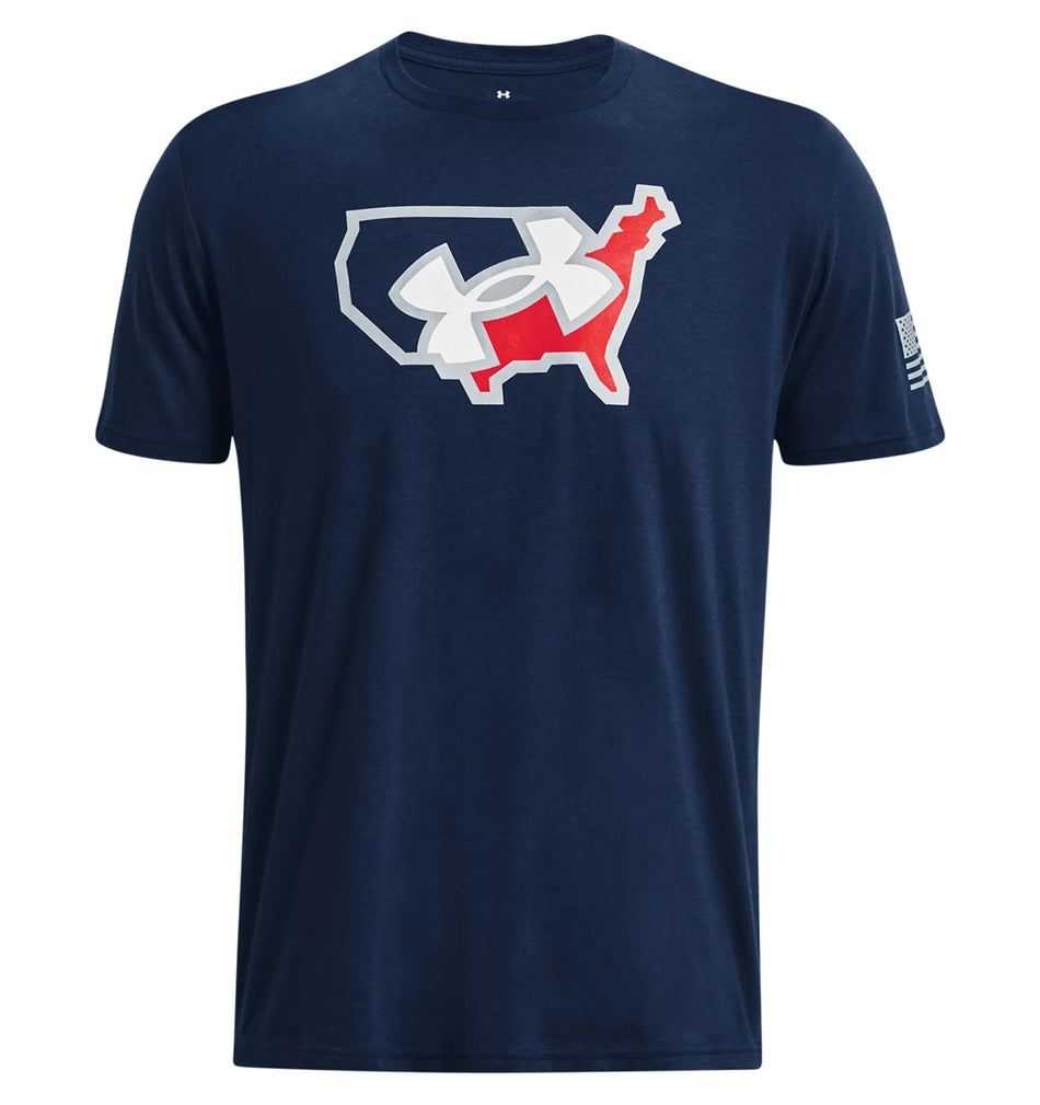 Academy - UA Freedom Big Flag Logo Lockup T-Shirt