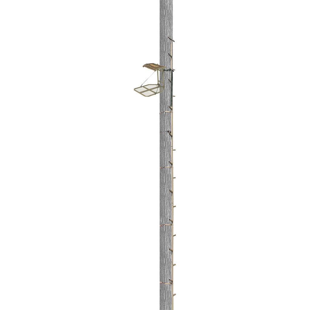 Trophy Treestands Archers Roost Combo Hang On Stand & 20ft. Climbing Sticks