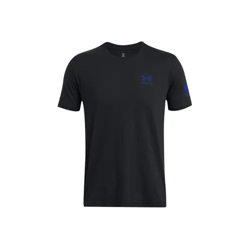Black/Royal - Men's UA Freedom Flag Gradient T-Shirt