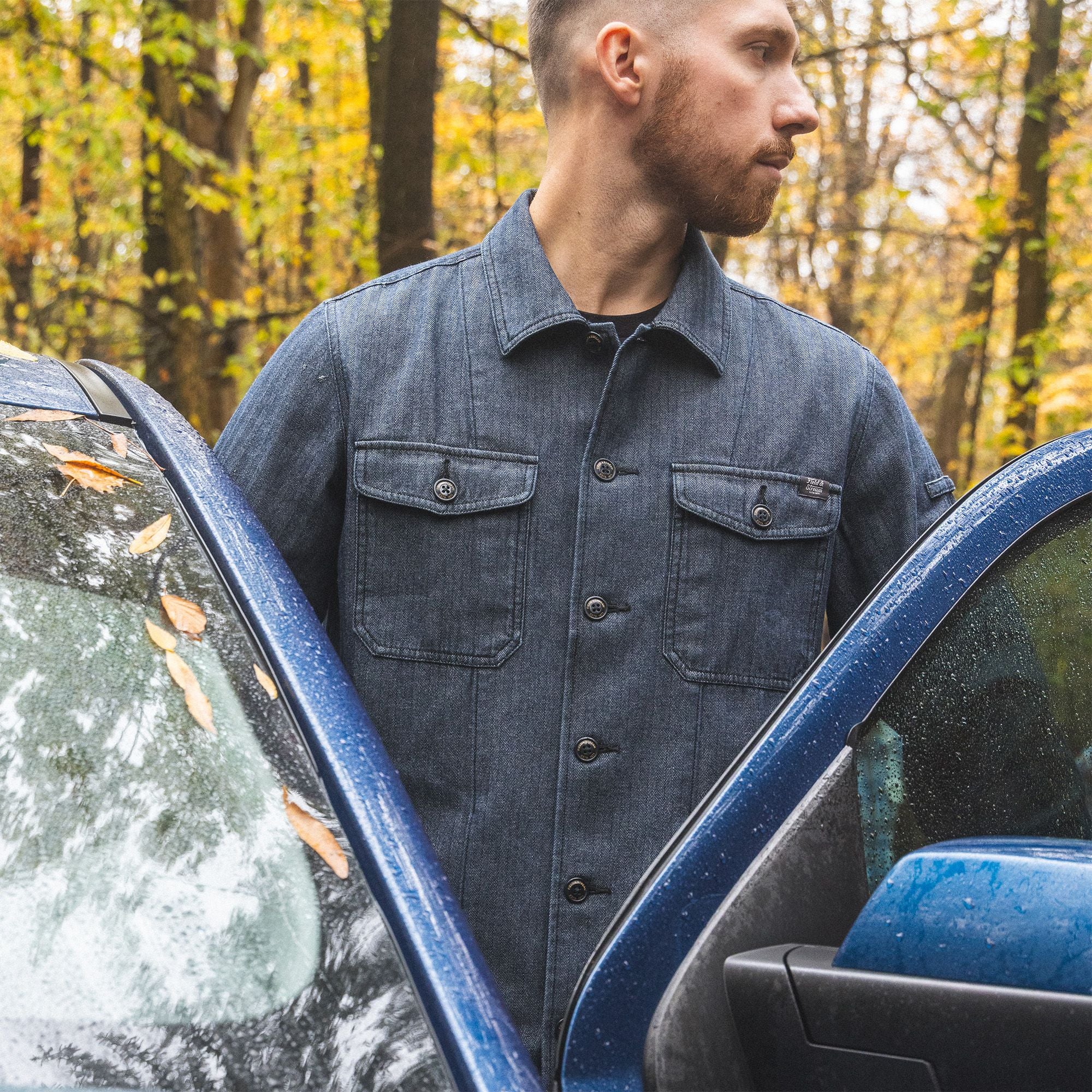 Denim - Men's Epoch Lightweight Twill Shirt Jacket - Lifestyle2