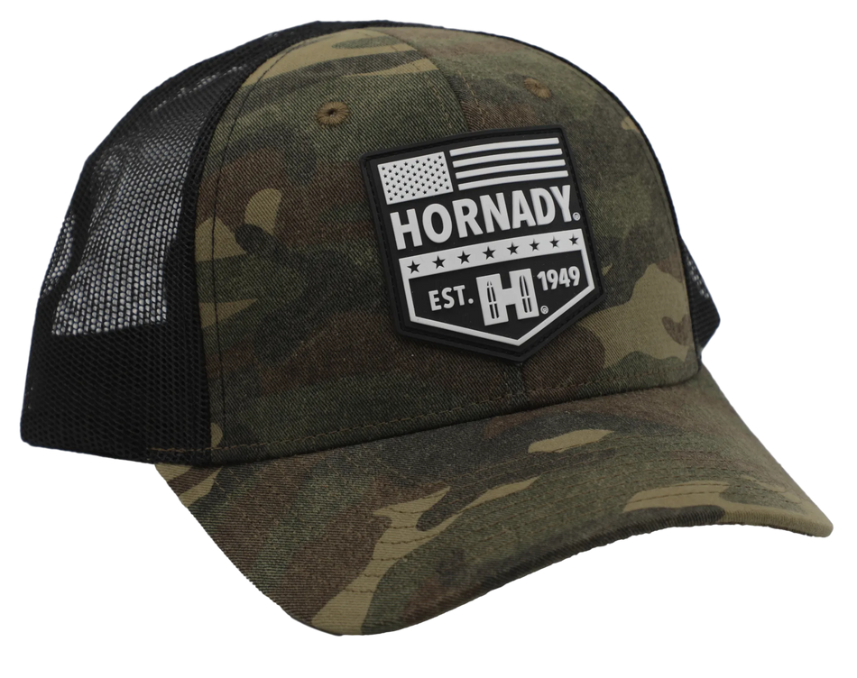 Hornady Established Red/Black Mesh Cap
