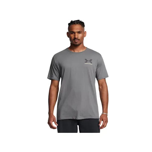 Gray - Men's UA Schematic Elk Short Sleeve T-Shirt
