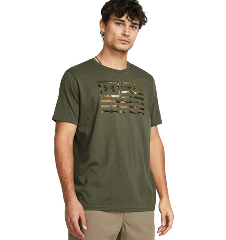 OD Green - Men's UA Freedom Flag Printed T-Shirt