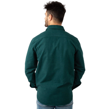 Pine - Men's Cattail Chamois Shirt - Back