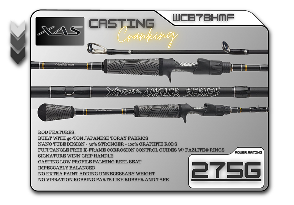 WCB78HMF 7'8" Heavy Mod-Fast **Cranking**